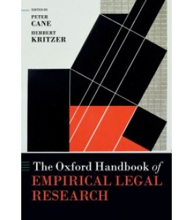Oxford University Press ebook 1YR RENTAL The Oxford Handbook of Empirical Legal Rese