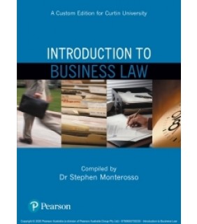 Pearson Education ebook Introduction to Business Law (Custom Edition)