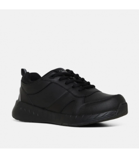 Clarks Youths HAPPEN Black Lace 