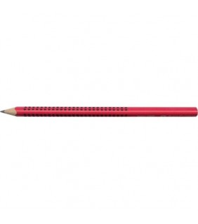 Faber-Castell Junior Grip Graphite Pencil 2B Red Barrel + Dots