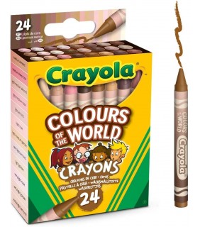 Crayola 24ct Colours Of The World Crayons