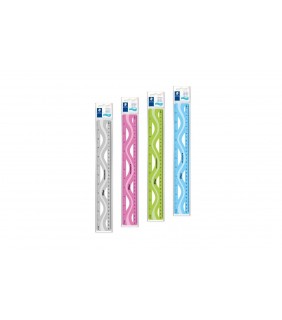 Staedtler Flexible Plastic Ruler, 30cm, assorted colours