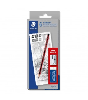 Staedtler tradition sketching set of 6 plus accessories