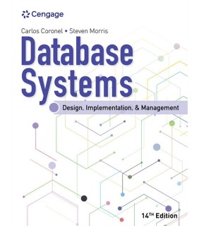 Cengage Learning Database Systems 14E: Design, Implementation, & Management