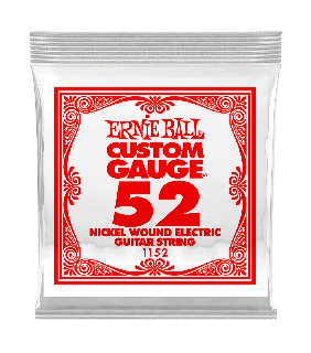 Ernie Ball Guitar Strings Nickel Wound Electric .052 Gauge