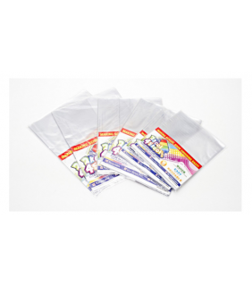 2Kool4Skool Clear Slip-On Book Covers (9x7) - 6 pack