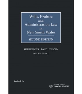 Thomson Reuters eBook Wills, Probate & Administration Law in NSW
