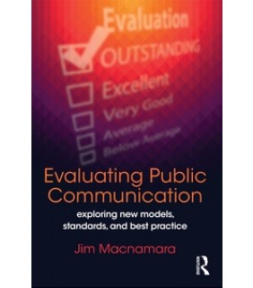 Routledge ebook Evaluating Public Communication