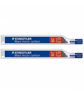 2 PACK - Staedtler Mechanical Pencil 0.5mm 2B Lead Refill