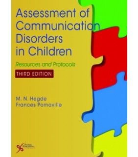 Plural Publishing, Inc. ebook Assessment of Communication Disorders in Children: Res