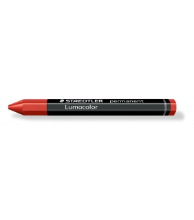 Staedtler permanent omnigraph crayon - red