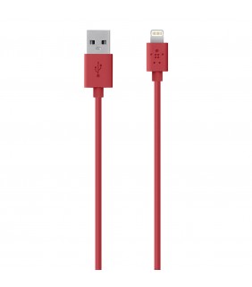 Belkin LTG Sync Cable Red