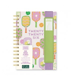 Orange Circle 2026 PICKLEBALL RALLY WTV DIARY 146X210MM