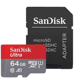 SanDisk Ultra microSDXC, SQUAR 64GB, U1, C10, A1, UHS-1, 100