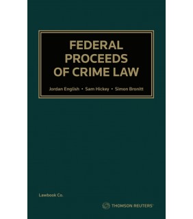 Thomson Reuters eBook Federal Proceeds of Crime Law
