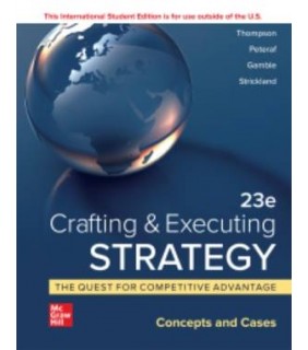 Mhe Us ebook Crafting & Executing Strategy: Concepts and Cases