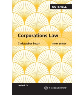 Thomson Reuters eBook Nutshell: Corporations Law