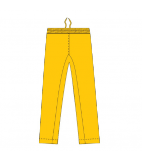 Adult Yellow Male Cricket Pants