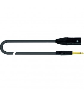 Quik Lok JUST MJM 10 Microphone cable - Black - 10m (XLR Male - Mono