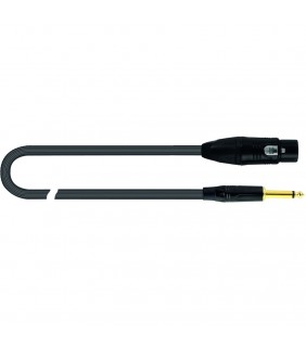 Quik Lok JUST FJM 5 Microphone cable - Black - 5.0m (XLR Female - Mon