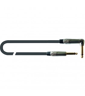 Quik Lok JUST JR 4.5 SL Instrument cable - Black - 4.5m (Mono 6.3mm j