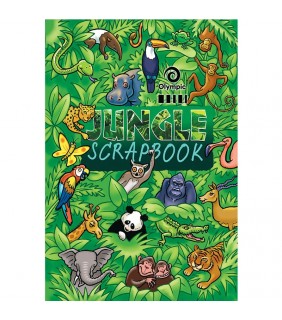 Olympic Scrap Book 64 Page 335x240mm Jungle & Joker