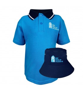 Mary MacKillop Childcare NQ - Polo Shirt & Bucket Hat Bundle
