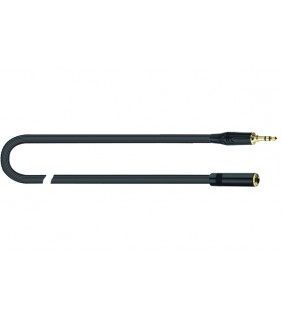 Quik Lok JUST J35J35F 2 Adaptor cable - Black - 3.0m (Stereo 3.5mm ja