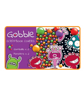 2Kool4Skool Gobble Scrapbook Covers - 4 pack
