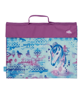 Spencil Library Bag - Aztec Horse