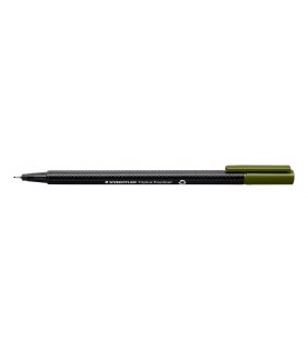 Staedtler triplus fineliner - olive green