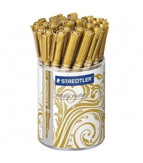 Staedtler Metallic marker gold cup of 30