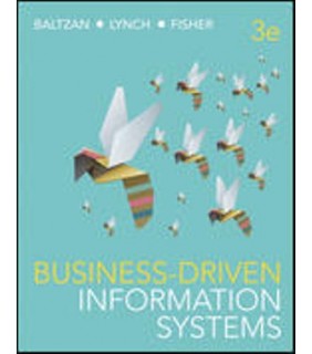 McGraw-Hill Education Australia ebook Business-Driven Information Systems