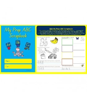 AMH Learning Supplies Scrapbook My Prep ABC Scrapbook - QLD Writing Lines