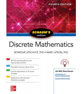 McGraw-Hill Education Schaum's Outline Of Discrete Mathematics 4E