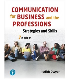 Pearson Education Communication for Business and the Professions 7E: Strategie