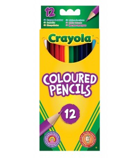 Crayola Full Size Colour Pencils 12pk_