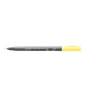 Staedtler pigment brush pen - pastel yellow