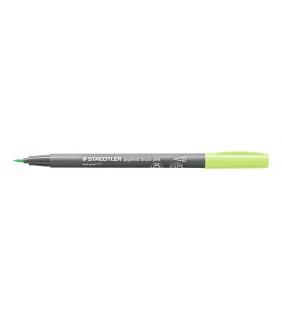 Staedtler pigment brush pen - lime green