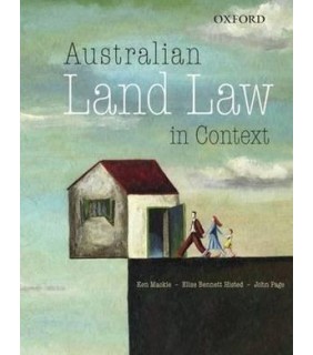 Oxford University Press Australian Land Law in Context