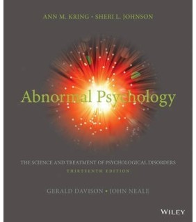 John Wiley & Sons Abnormal Psychology: The Science and Treatment of Psychologi