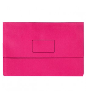  Document Wallet Foolscap Slimpick Pink