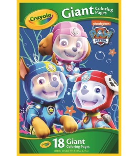 Crayola Giant Coloring Pages - Paw Patrol