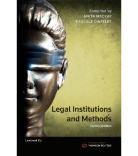 Lawbook Co., AUSTRALIA ebook Legal Institutions and Methods