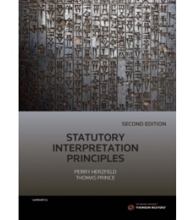 Lawbook Co., AUSTRALIA ebook Statutory Interpretation Principles