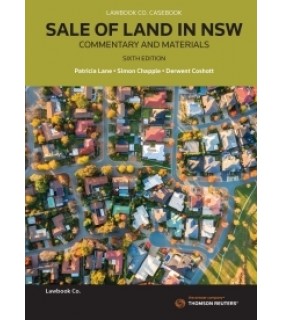 Lawbook Co., AUSTRALIA ebook Sale of Land in New South Wales: Commentary & Material