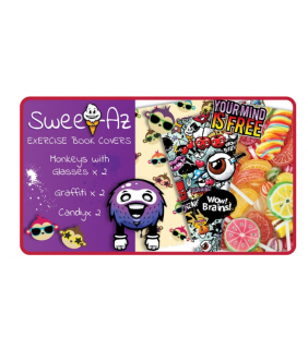 2Kool4Skool Sweet-Az Book Covers (9x7) - 6 pack