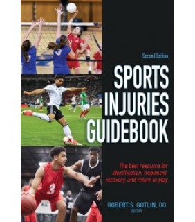 Human Kinetics Publishers ebook RENTAL 90 DAYS Sports Injuries Guidebook