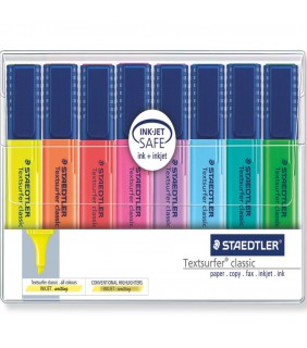 Staedtler Textsurfer® classic highlighter - wallet 8