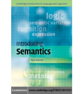 Cambridge University Press ebook Introducing Semantics
